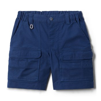 Columbia PFG Half Moon II, Pantalones Cortos Grises Oscuro Para Niño | 243017-IXK